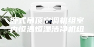 卧式吊顶空调机组室内恒温恒湿洁净机组