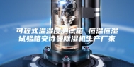 可程式温湿度测试箱 恒温恒湿试验箱安诗曼除湿机生产厂家