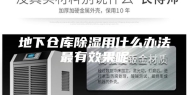 地下仓库除湿用什么办法最有效果呢