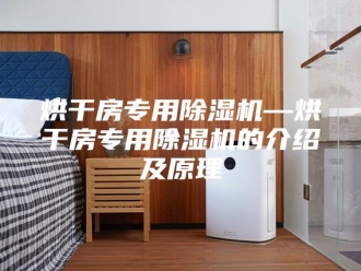 行业新闻烘干房专用除湿机—烘干房专用除湿机的介绍及原理