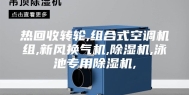 热回收转轮,组合式空调机组,新风换气机,除湿机,泳池专用除湿机,
