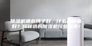 除湿机哪些牌子好，什么品牌最好？探秘选购除湿机行业指南！