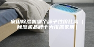 家用除湿机哪个牌子性价比高（除湿机品牌十大排名家用）
