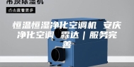 恒温恒湿净化空调机 安庆净化空调 霖达｜服务完善