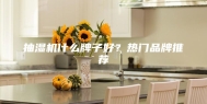 抽湿机什么牌子好？热门品牌推荐