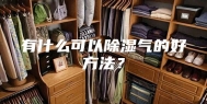 有什么可以除湿气的好方法？