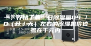 一、行情了解：日除湿量12L／D（升／天）左右的除湿机价位多在千元内