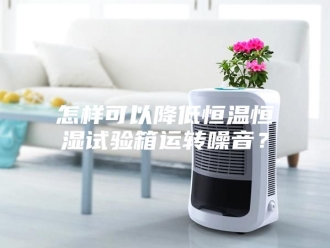 常见问题怎样可以降低恒温恒湿试验箱运转噪音？