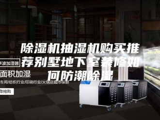 企业新闻除湿机抽湿机购买推荐别墅地下室装修如何防潮除湿